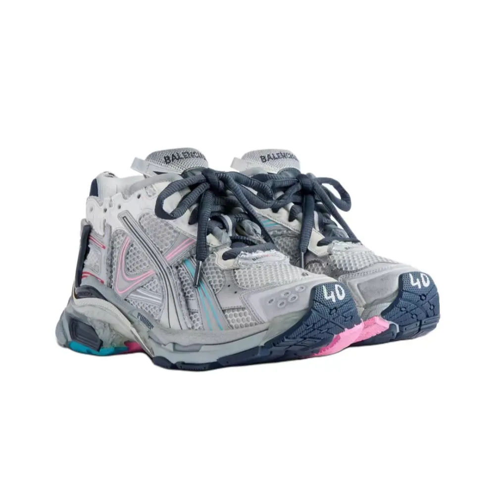 Balenciaga Runner Grey Pink Blue
