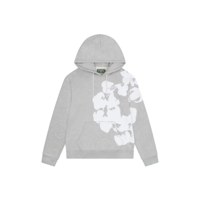 Denim Tears Big Cotton Wreath Sweatshirt Grey 01