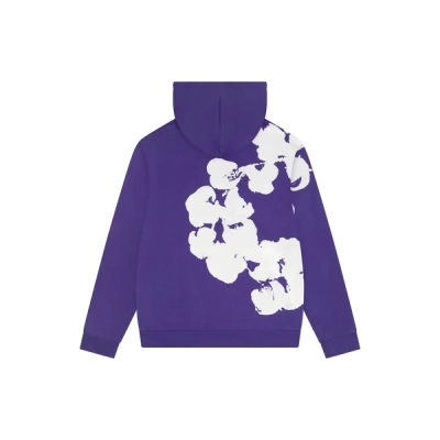 Denim Tears Big Cotton Wreath Sweatshirt Purple 02