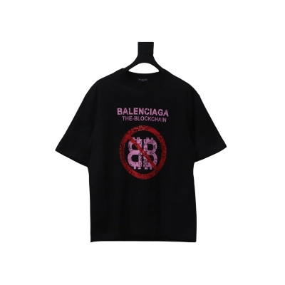 Balenciaga 24ss T-shirts Black and White 01