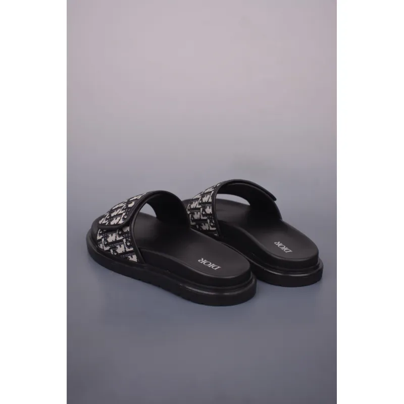 Dior Aqua Sandal Beige and Black