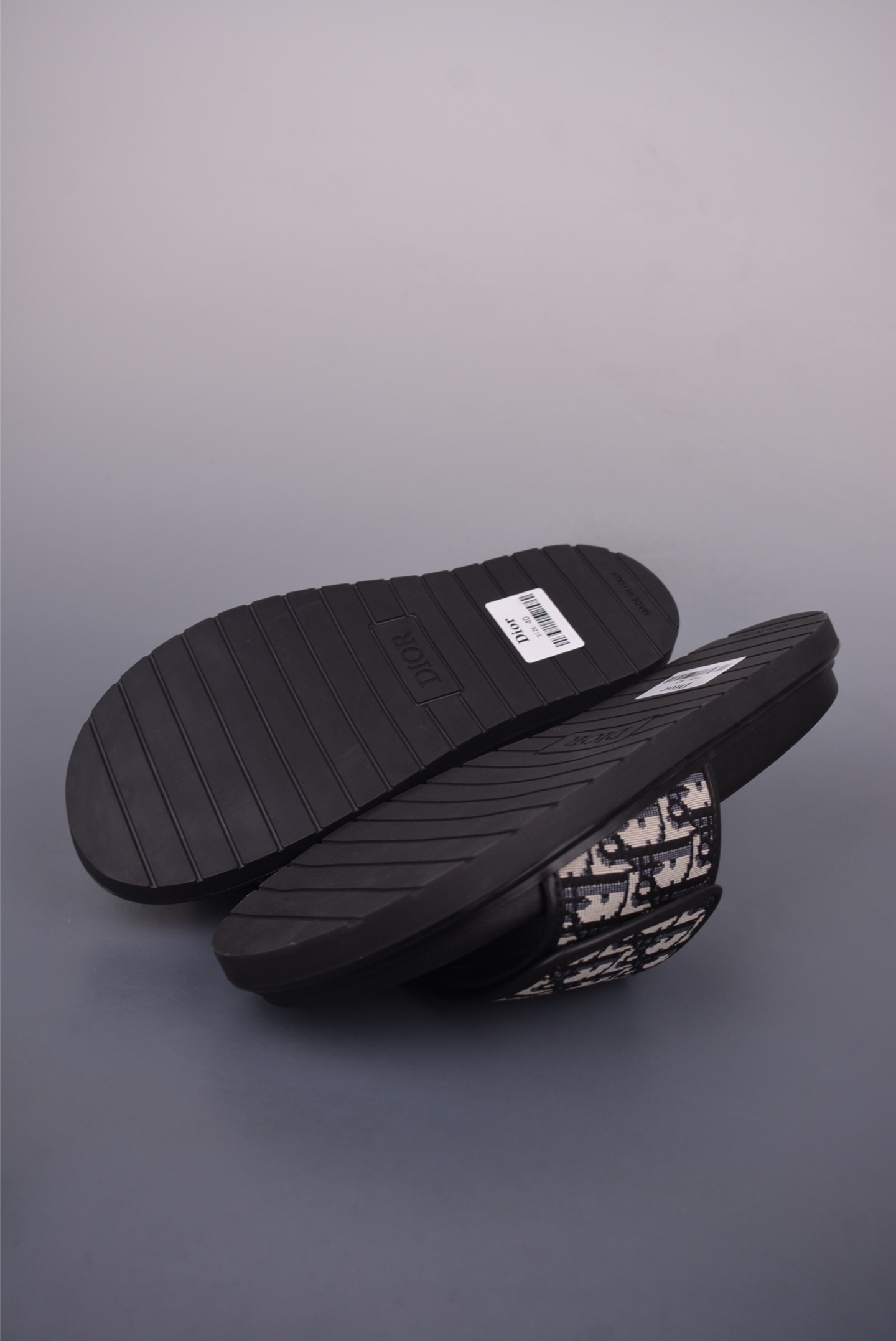 Dior Aqua Sandal Beige and Black