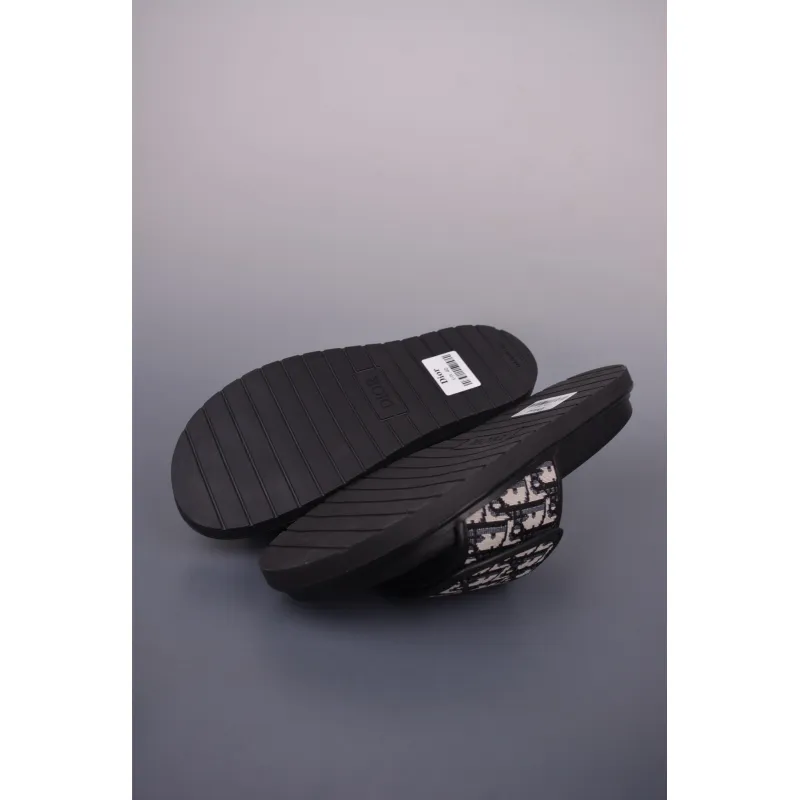 Dior Aqua Sandal Beige and Black