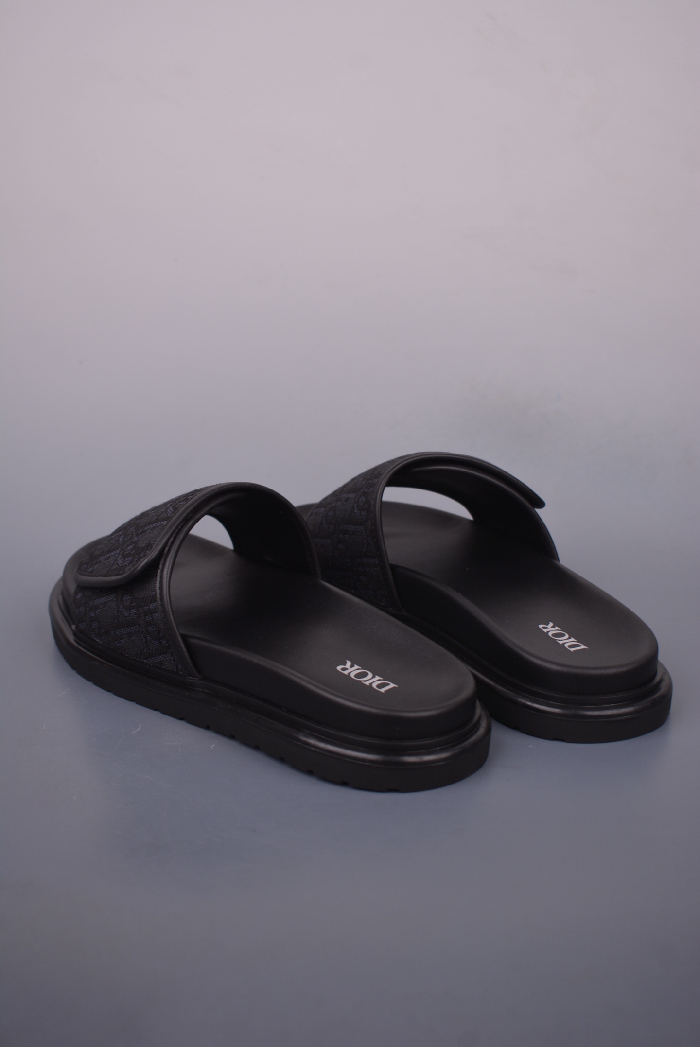 Dior H-Town Sandal All Black 