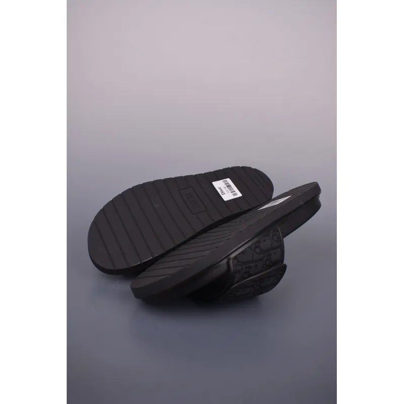 Dior H-Town Sandal All Black 