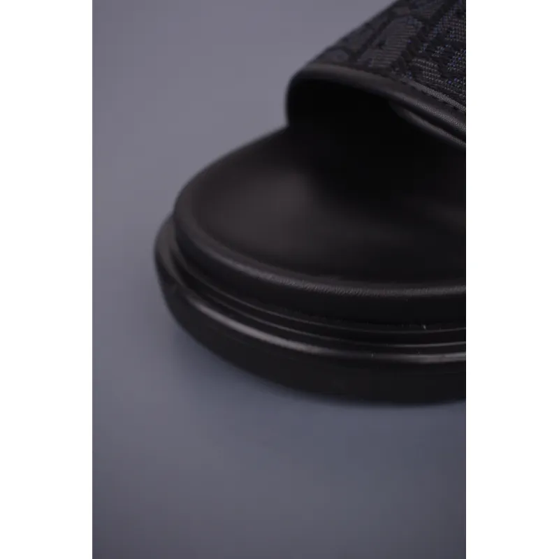 Dior H-Town Sandal All Black 