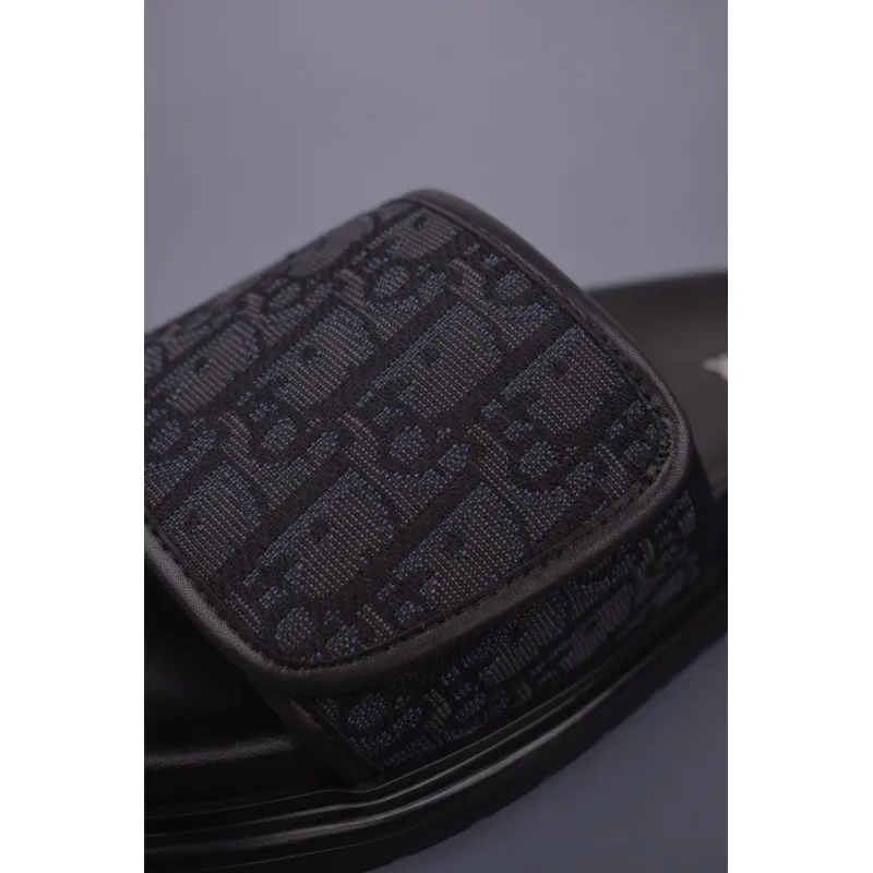 Dior H-Town Sandal All Black 