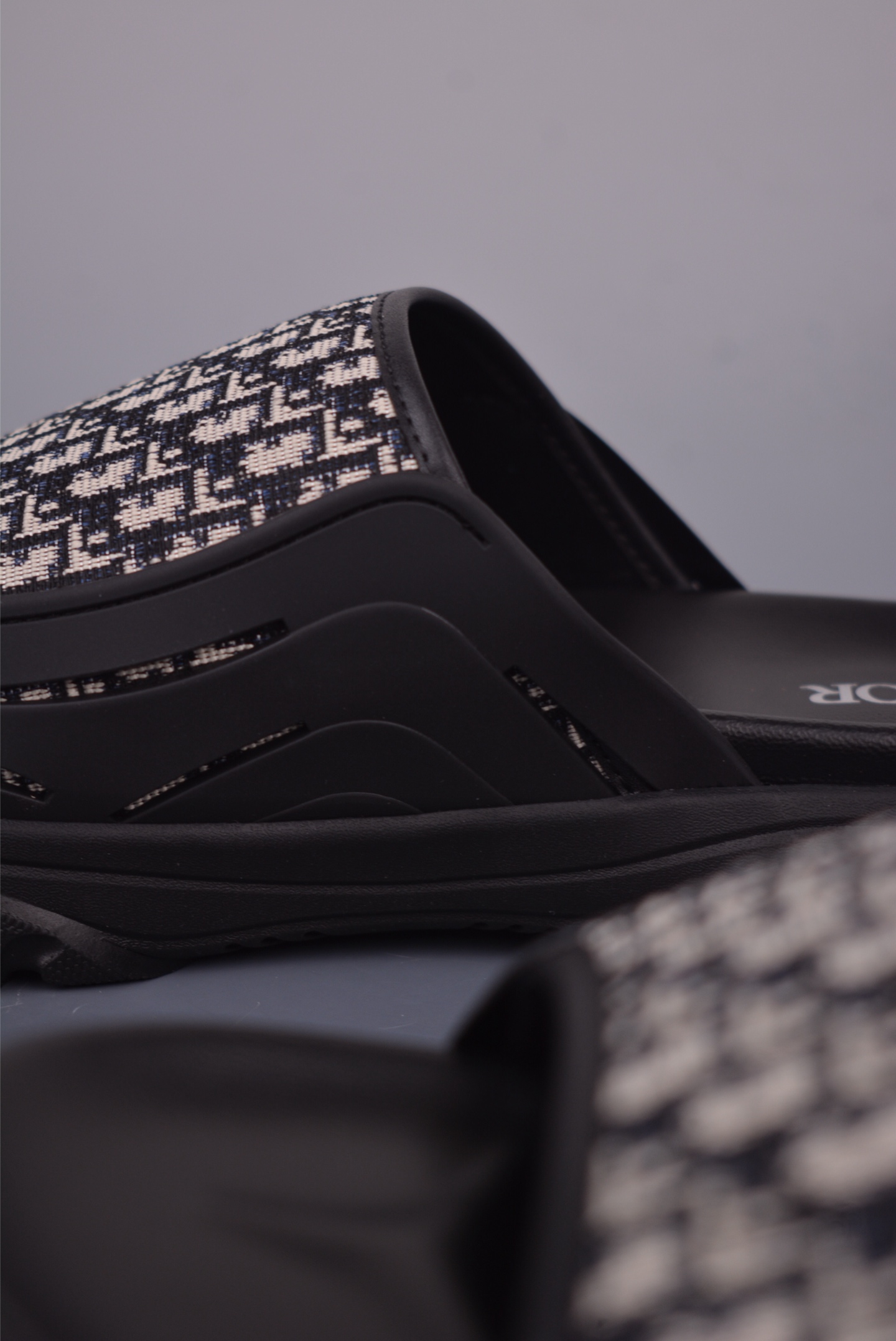 Dior H-Town Sandal Black Beige