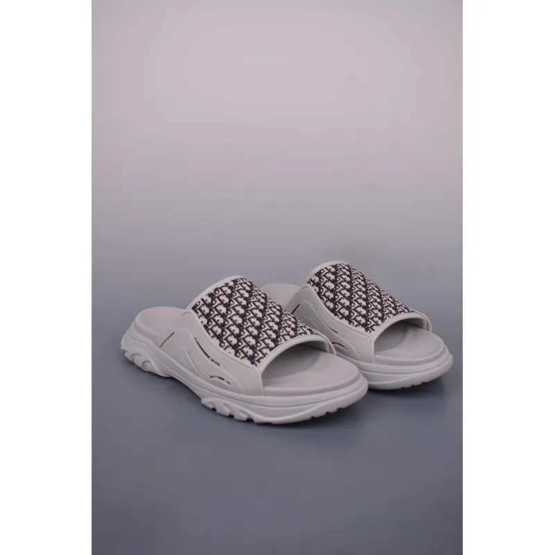Dior H-Town Sandal Grey Beige