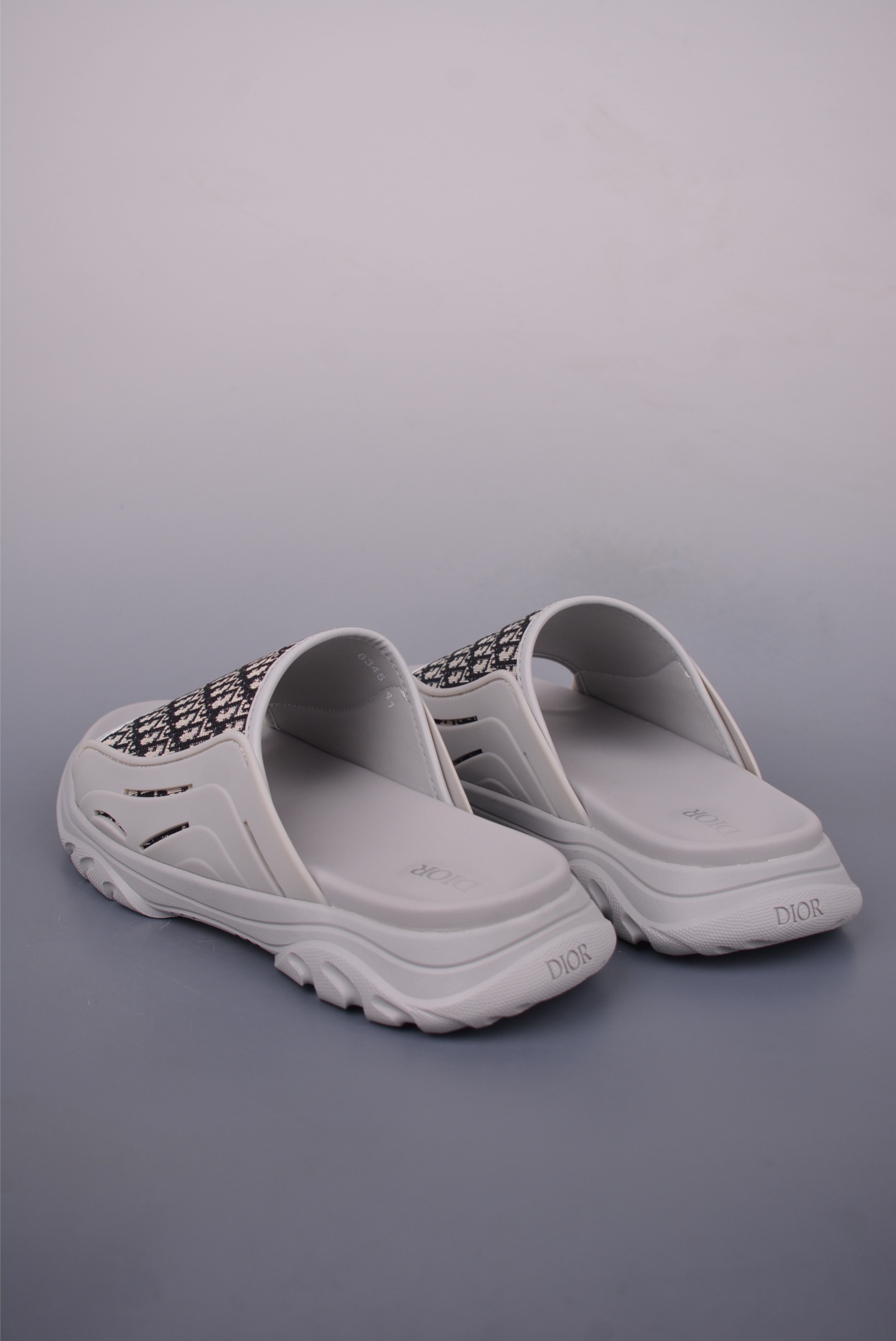 Dior H-Town Sandal Grey Beige