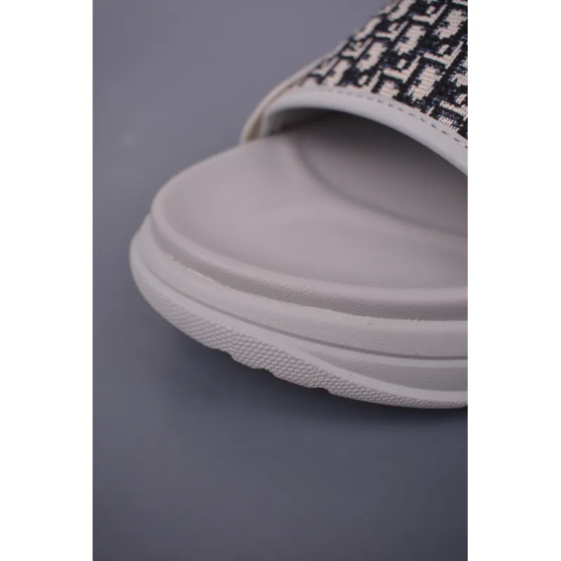 Dior H-Town Sandal Grey Beige