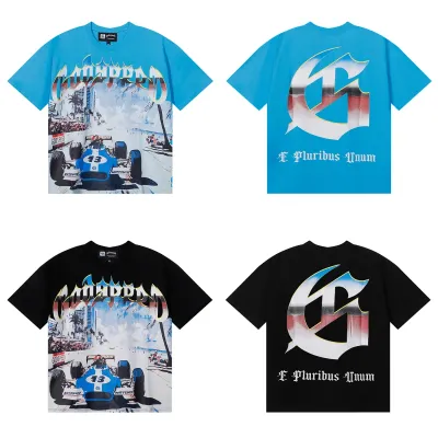 Godspeed Racing T-shirt Blue Black 01