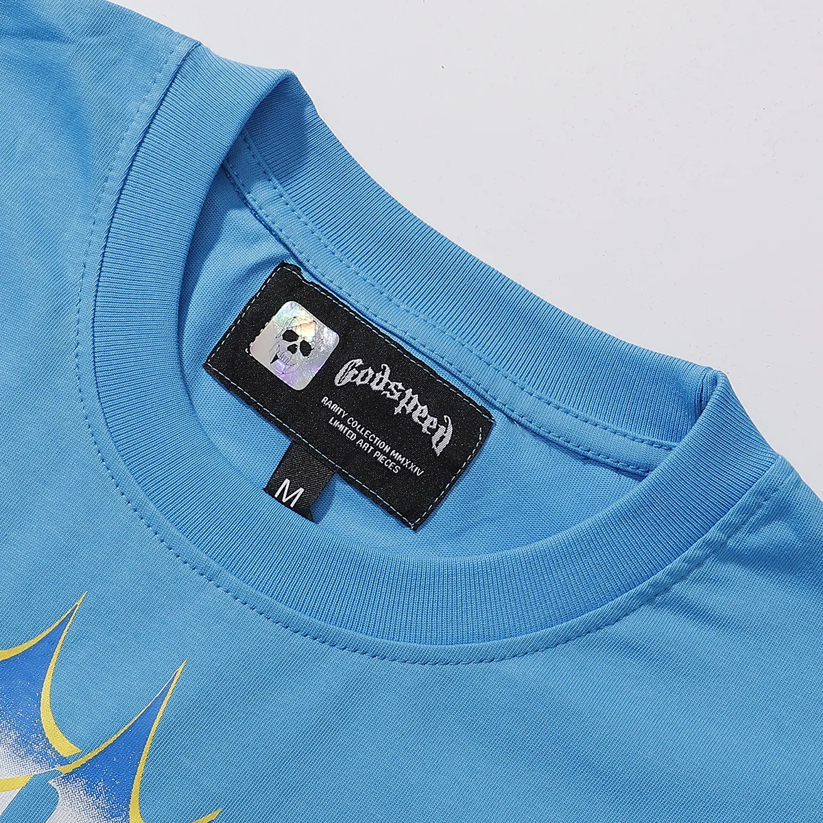 Godspeed Racing T-shirt Blue Black