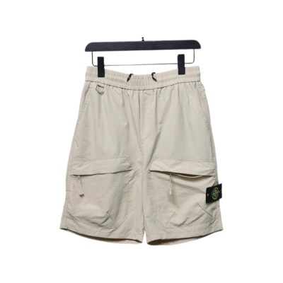 Stone Island Logo Polo Shorts 01