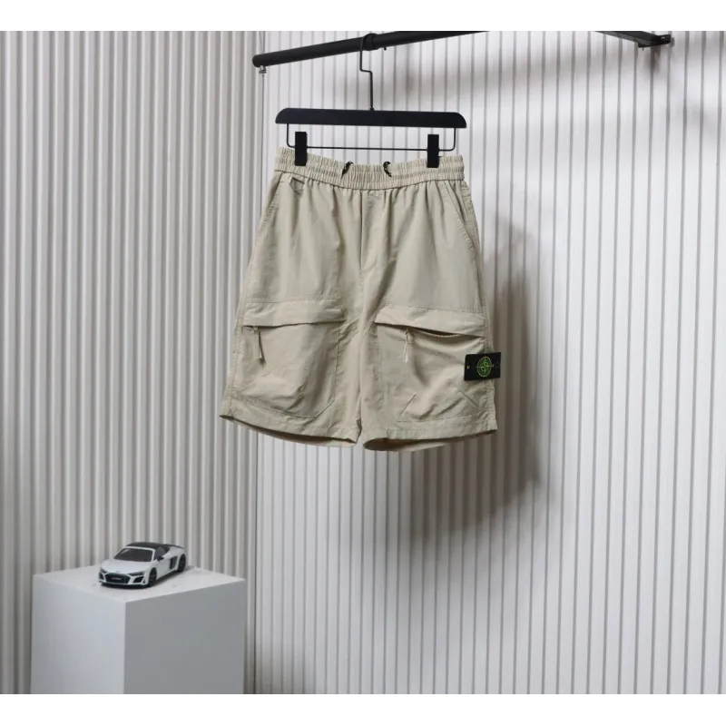 Stone Island Logo Polo Shorts