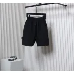 Stone Island Logo Polo Shorts Black