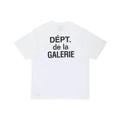 Gallery Dept. French T-shirt White Black 02