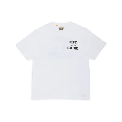Gallery Dept. French T-shirt White Black 01