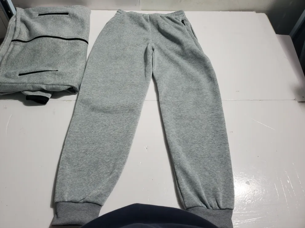 Nike Sportswear Tech Fleece Full-Zip Hoodie & Joggers Set Dark Heather Grey/Black