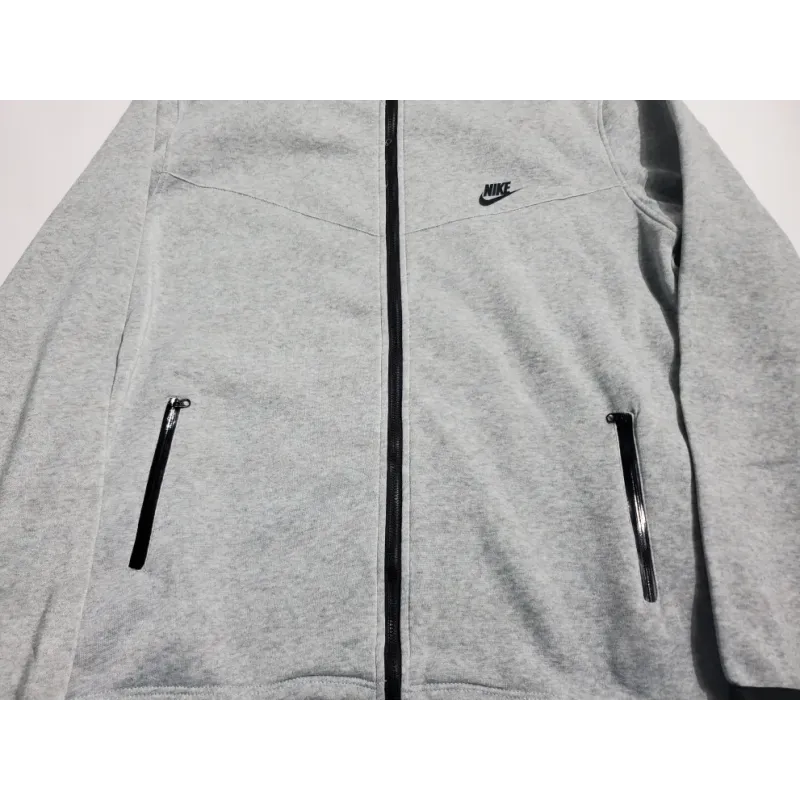 Nike Sportswear Tech Fleece Full-Zip Hoodie & Joggers Set Dark Heather Grey/Black