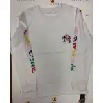 Chrome Hearts Multicolor Cross Long-Sleeve Shirt White