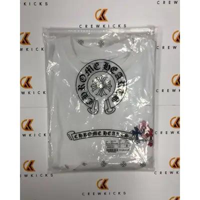Chrome Hearts Multicolor Cross Long-Sleeve Shirt White 02
