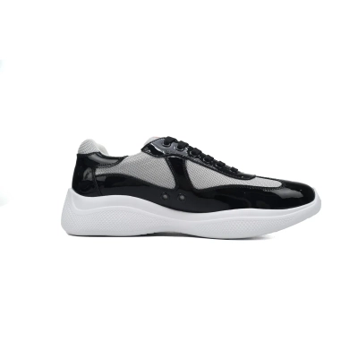 Prada America's Cup Sneaker Black Grey 02