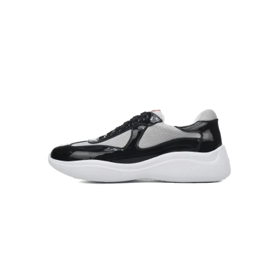 Prada America's Cup Sneaker Black Grey 01