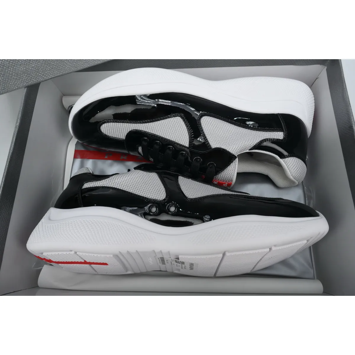 Prada America's Cup Sneaker Black Grey
