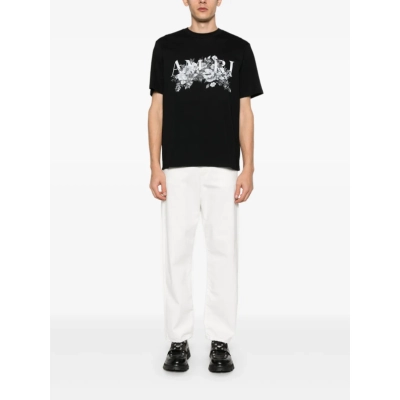 Amiri Logo-print T-shirt Black 02