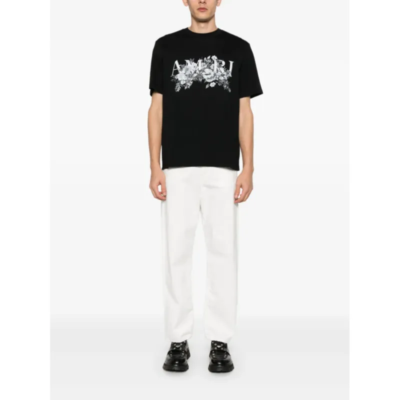 Amiri Logo-print T-shirt Black