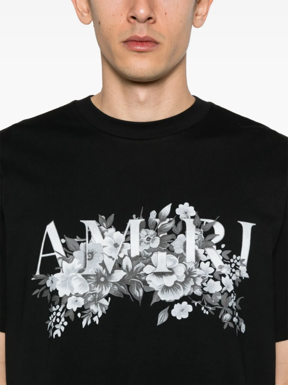 Amiri Logo-print T-shirt Black