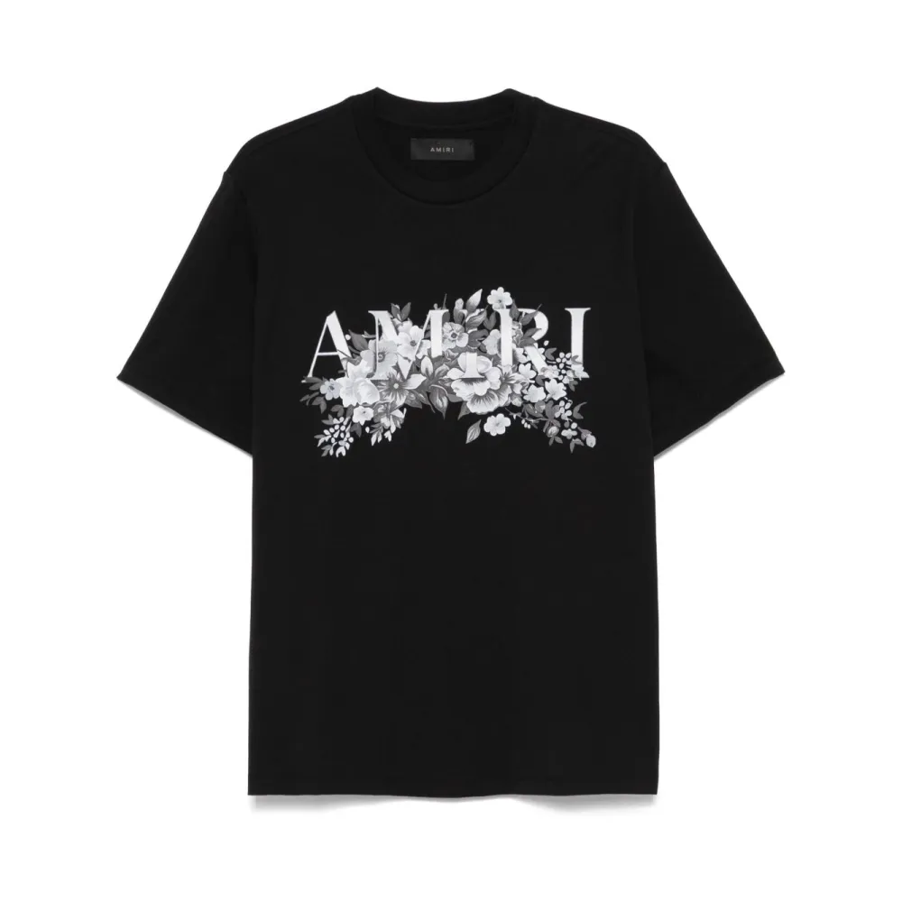 Amiri Logo-print T-shirt Black