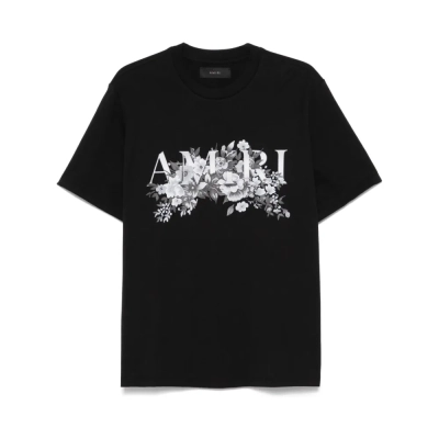 Amiri Logo-print T-shirt Black 01
