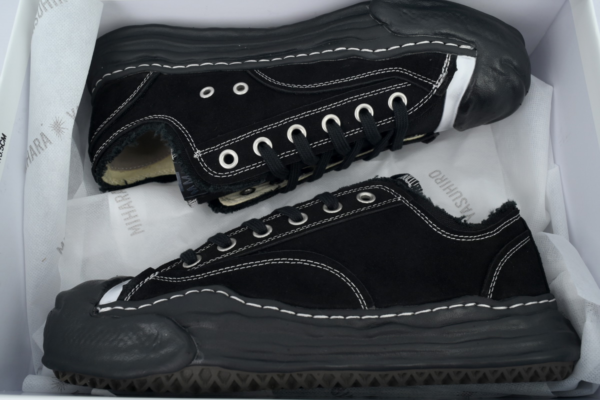 Maison Mihara Yasuhiro Peterson OG Sole Canvas Low Black Grey White