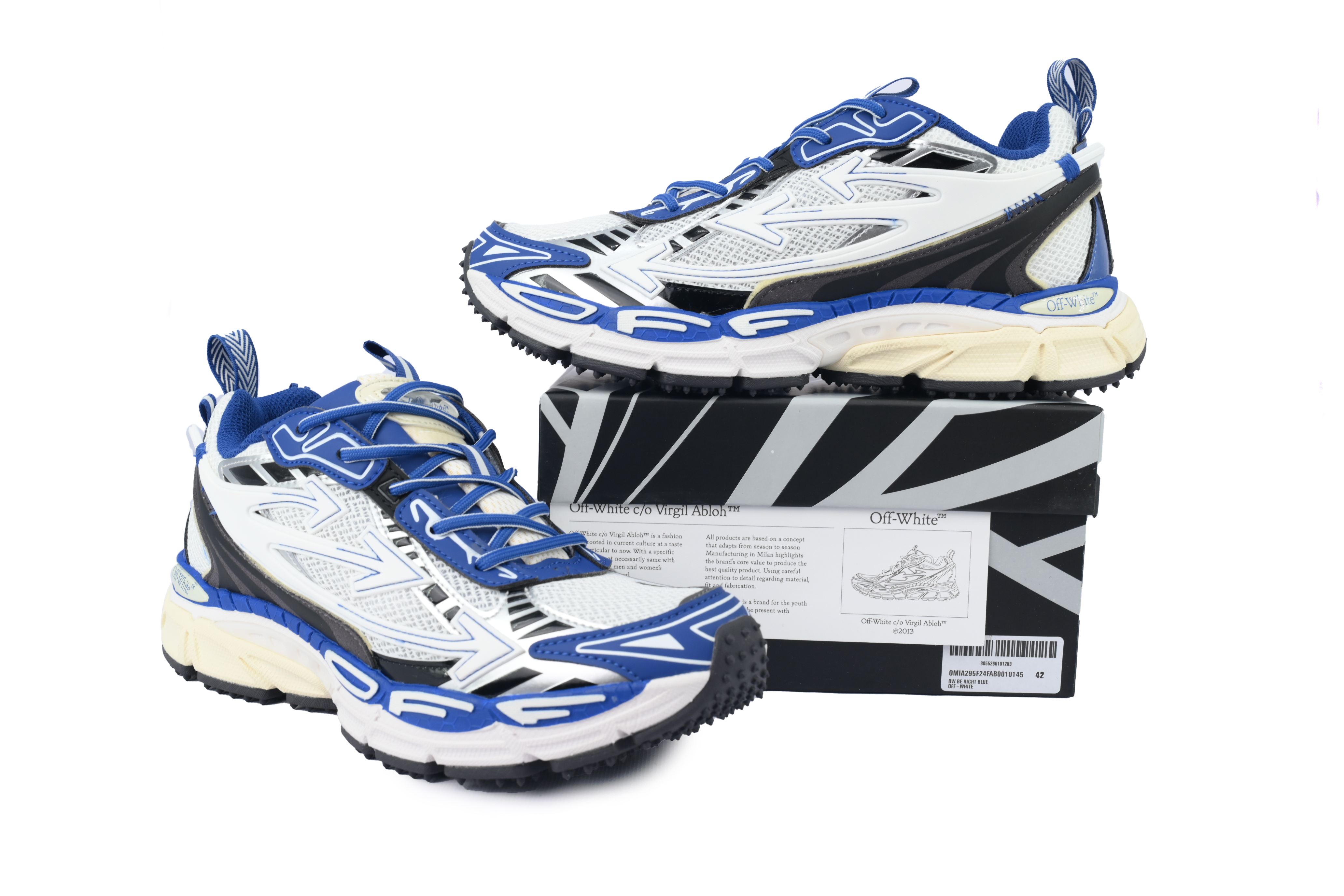 OFF-WHITE Out Of Office Blue White OMIA295F24 FAB00 10145