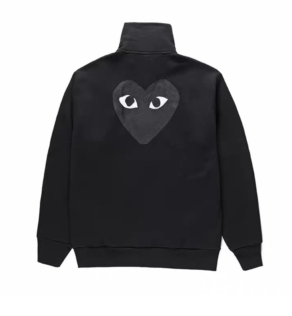 Comme des Garcons PLAY Zip Up Sweatshirt