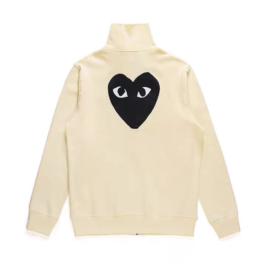Comme des Garcons PLAY Zip Up Sweatshirt