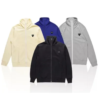 Comme des Garcons PLAY Zip Up Sweatshirt 01