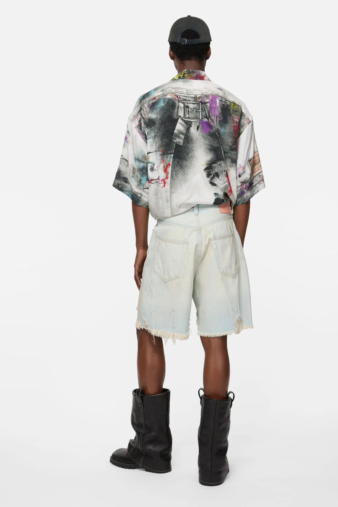 AC Distressed Denim shorts