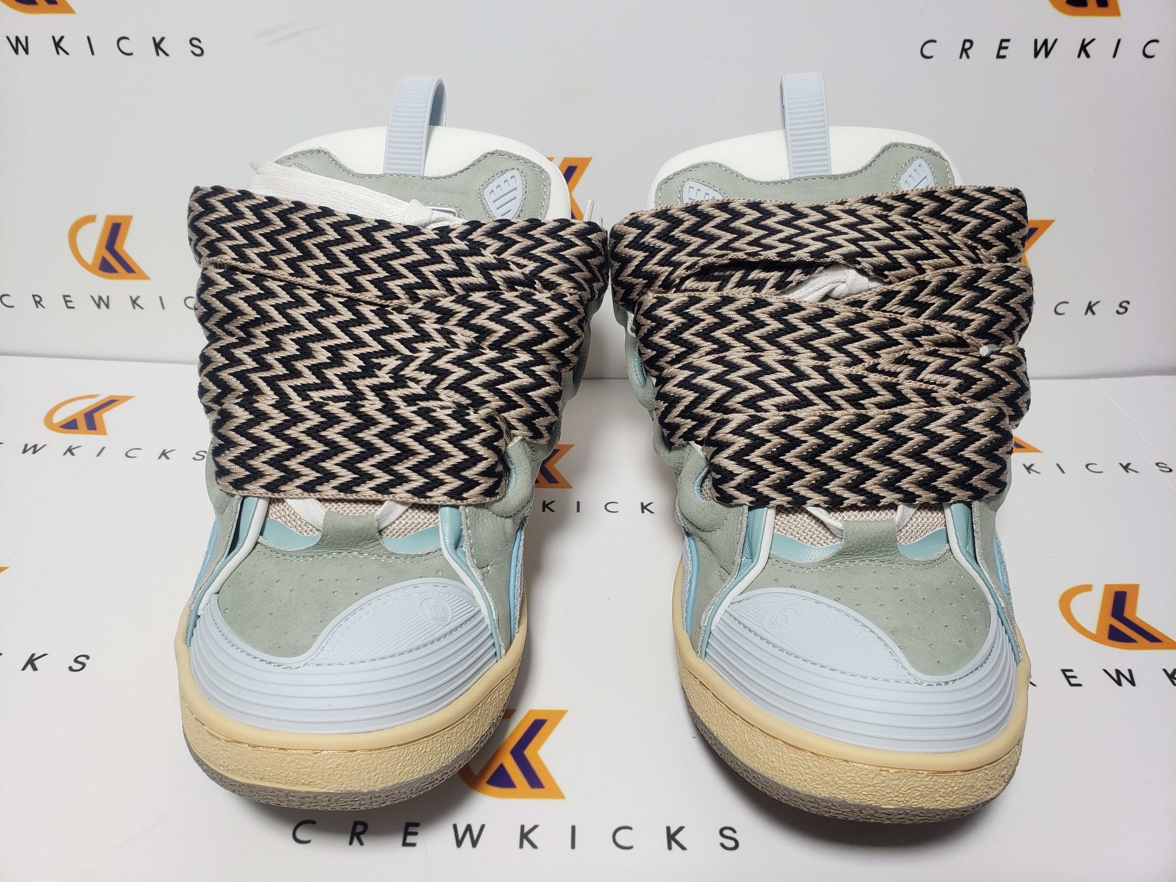 Lanvin Leather Curb Light Blue Gum