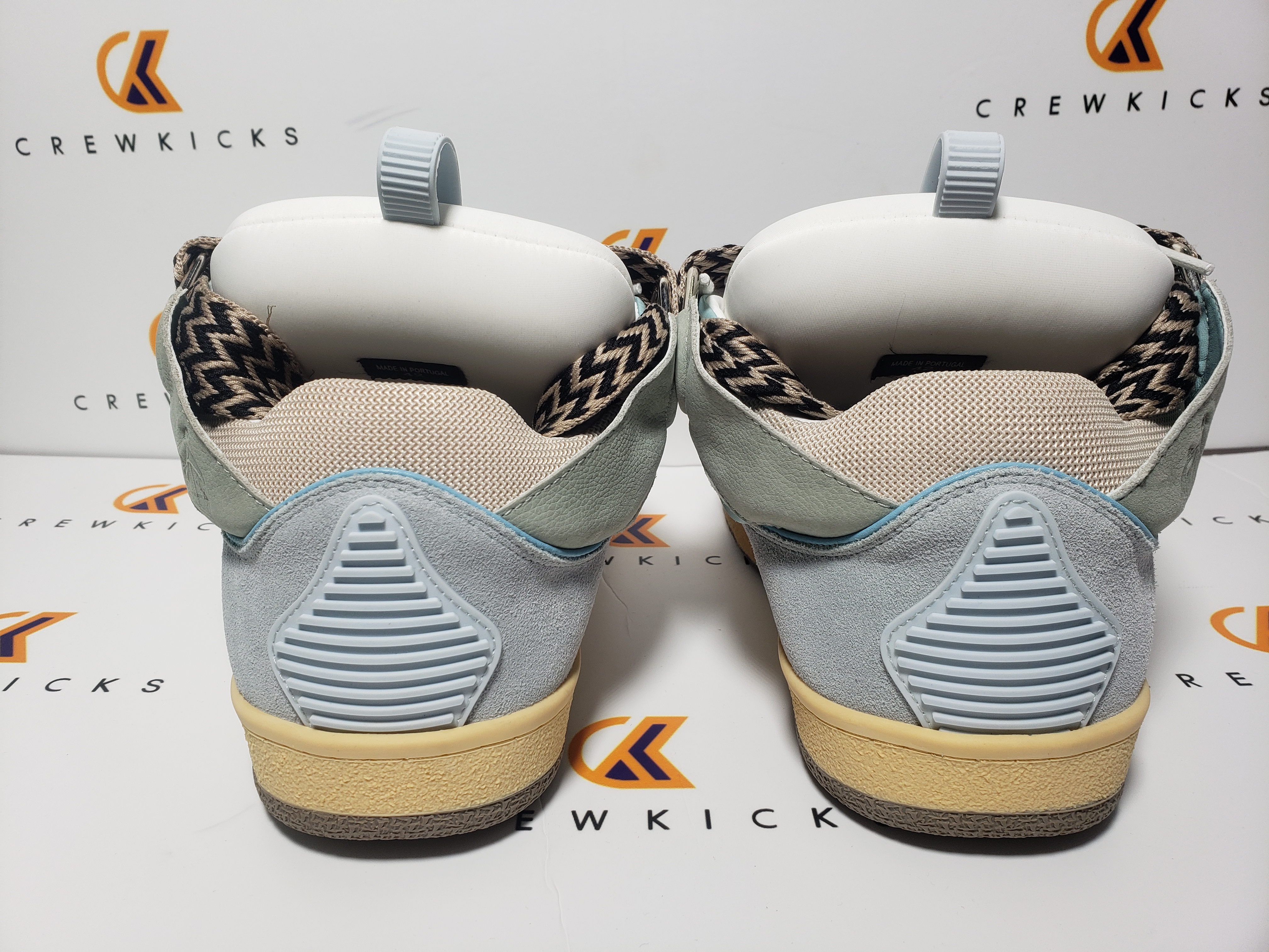 Lanvin Leather Curb Light Blue Gum