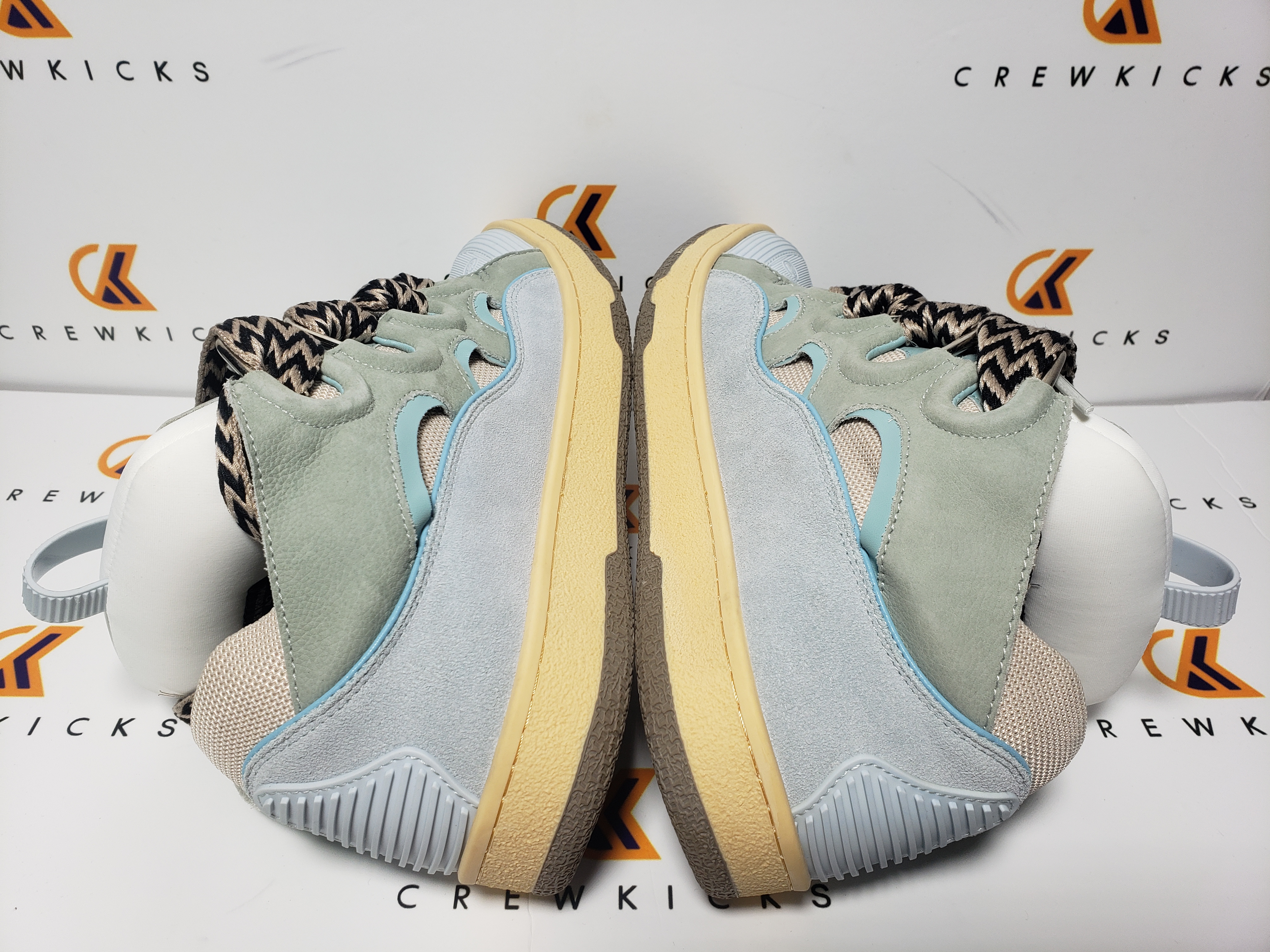 Lanvin Leather Curb Light Blue Gum