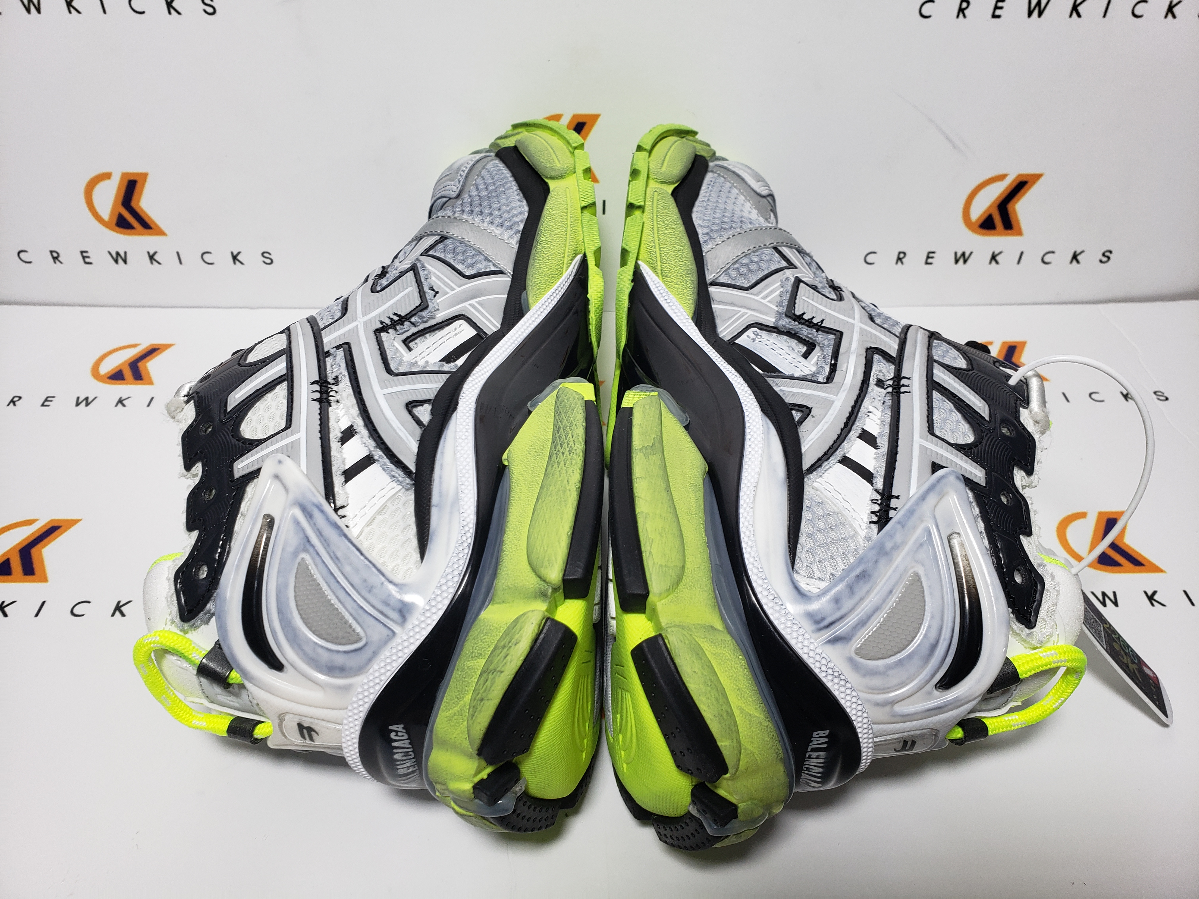 Balenciaga Runner Black White and Yellow 677402 W3RBP 1093