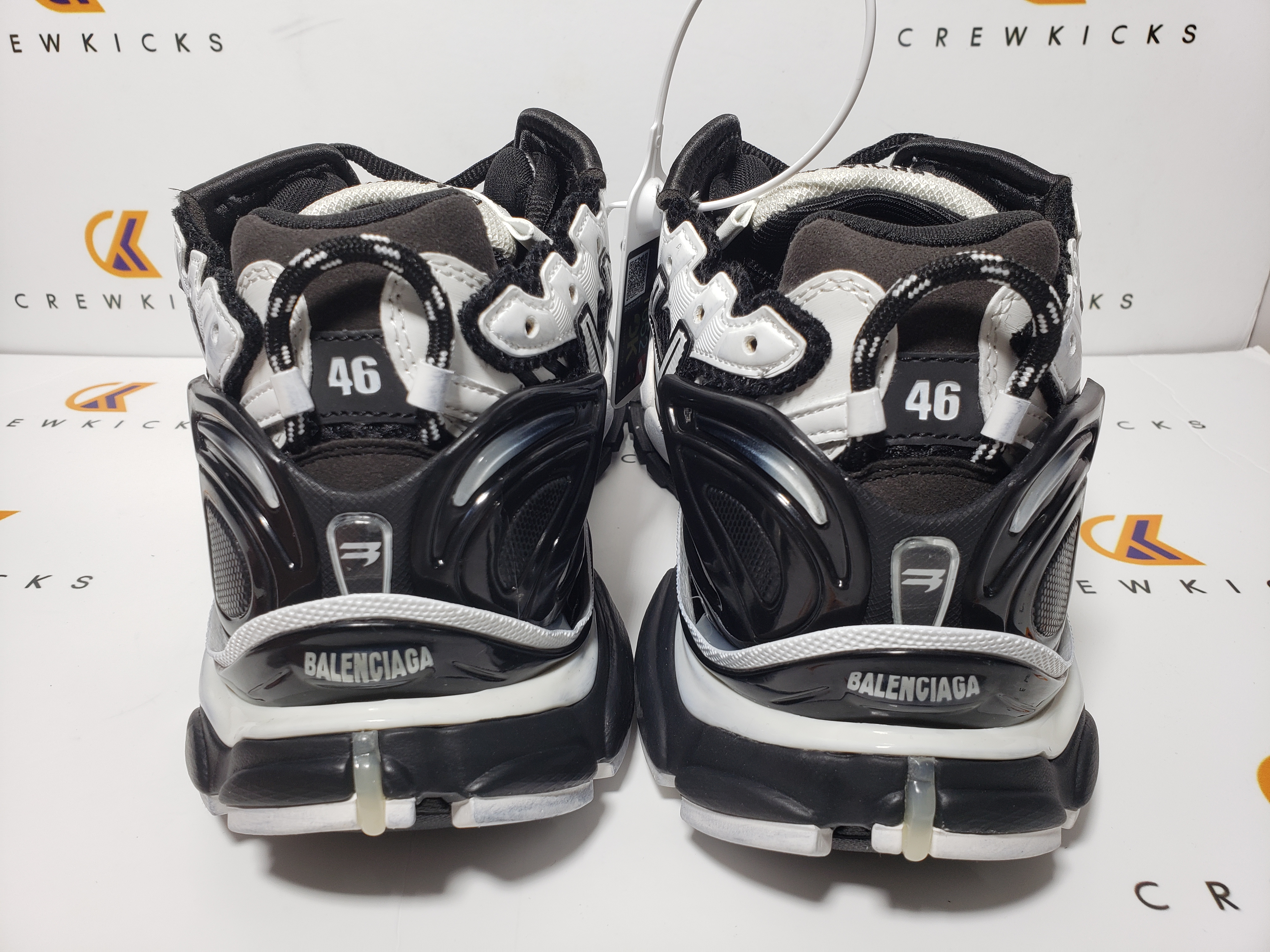 Balenciaga Runner Sneaker Black White 677403 W3RB2 9010