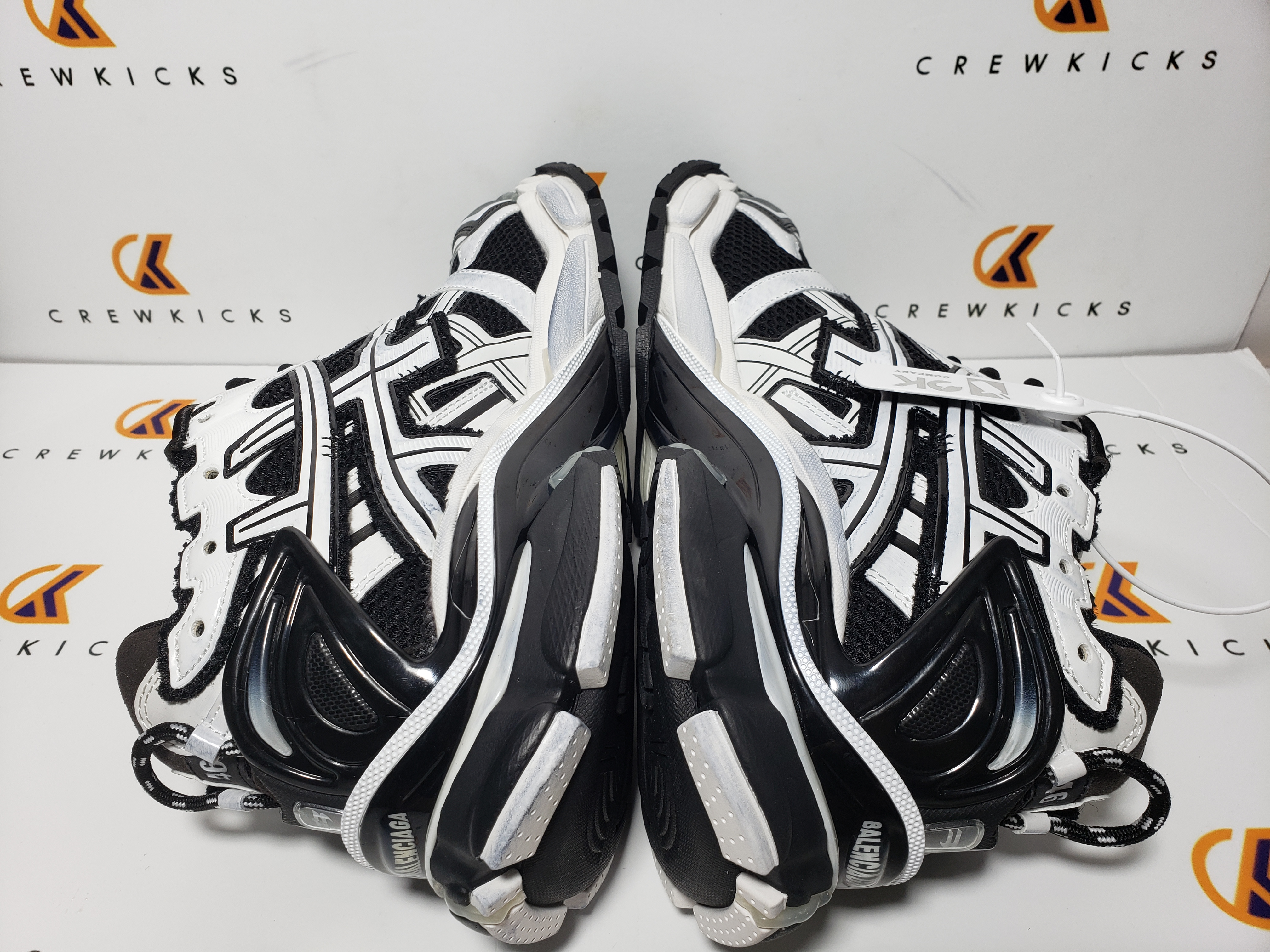 Balenciaga Runner Sneaker Black White 677403 W3RB2 9010