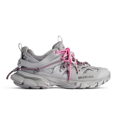 Balenciaga Track Trail Laces Sneaker Grey Pink 02