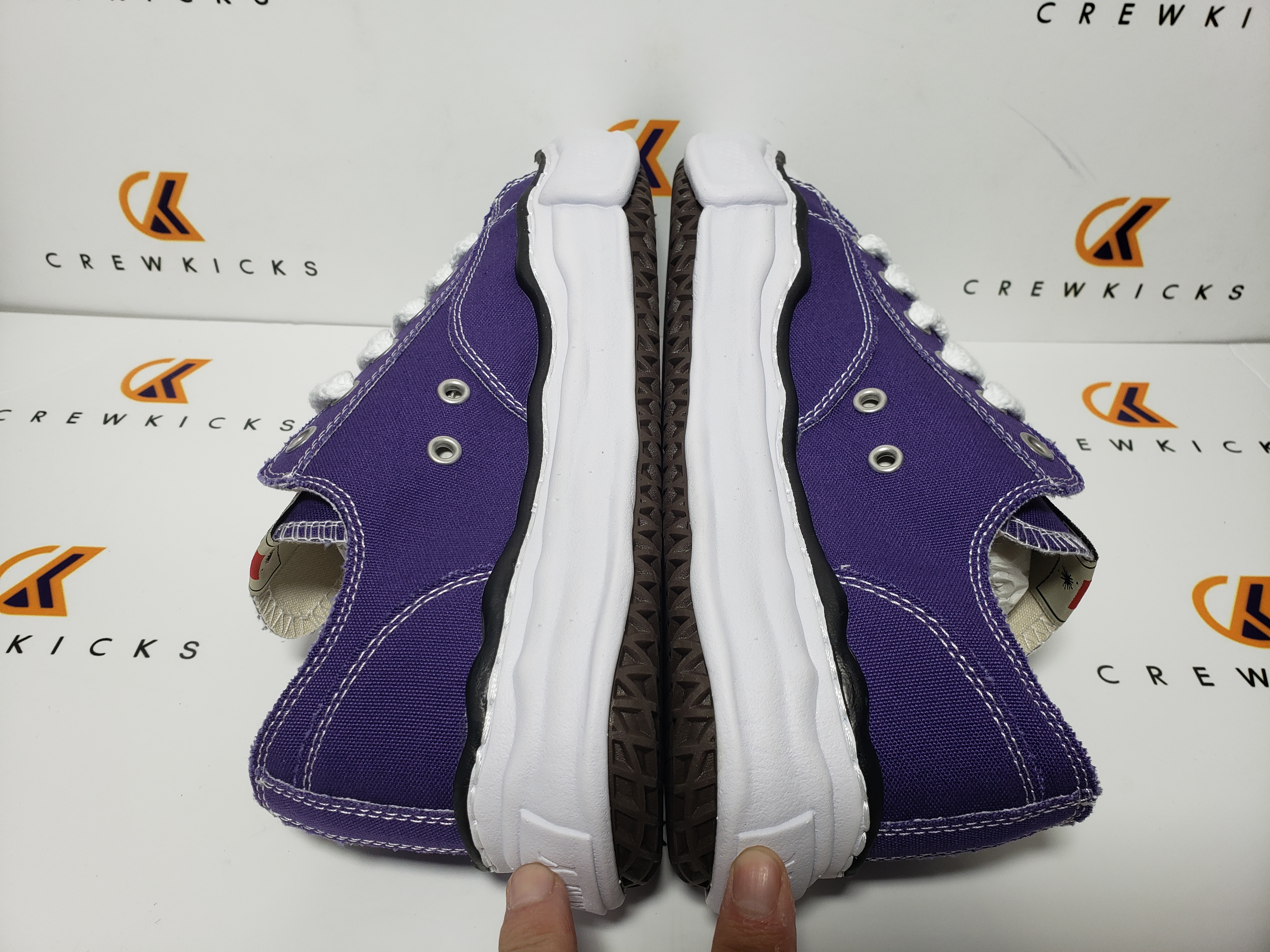 Maison Mihara Yasuhiro Peterson OG Sole Canvas Low Purple