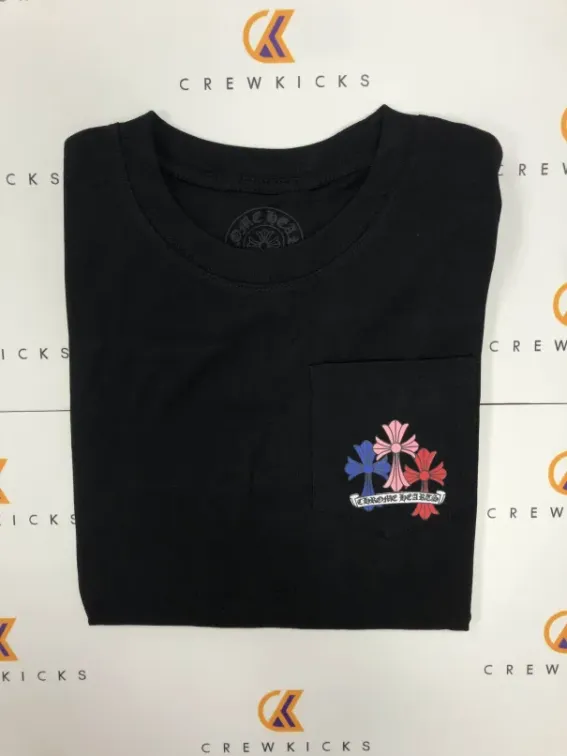 Chrome Hearts Multicolor Cross Long-Sleeve Shirt White/Black