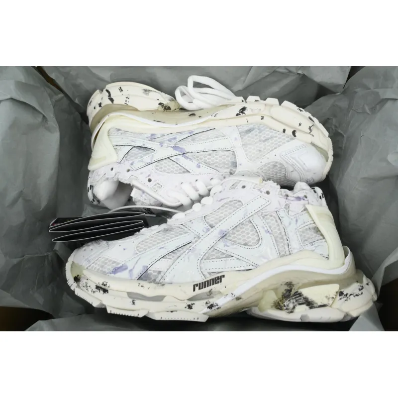Balenciaga Runner Sneaker White Graffiti 772767 W3RNY 2301